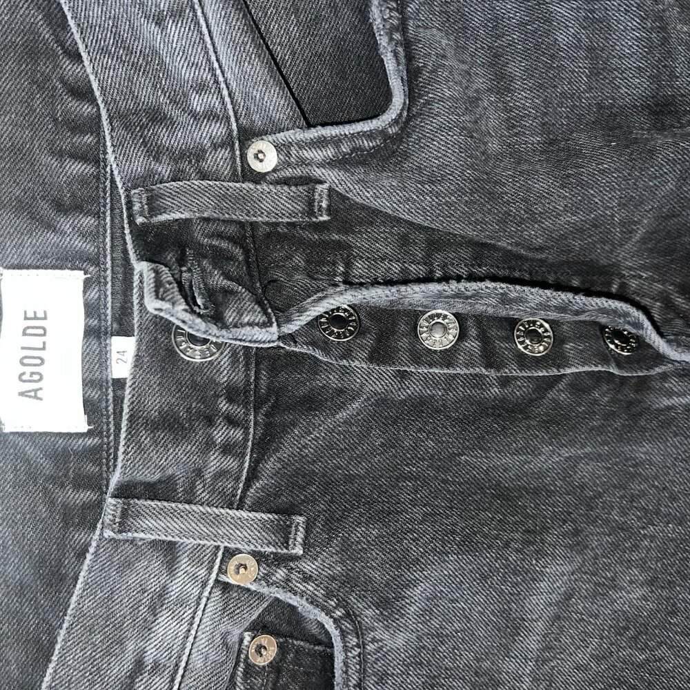 AGOLDE Lana Straight Jeans Disorder Wash Size 24 - Picture 5 of 6